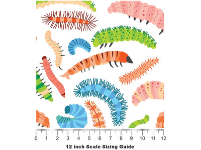 Larval Disco Bug Vinyl Film Pattern Size 12 inch Scale~Rwraps Larval Disco Bug Sizing Chart~2