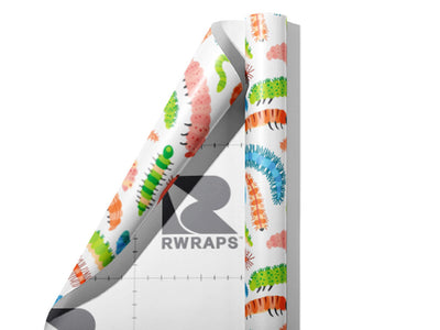 Larval Disco Bug Wrap Film Sheets~Rwraps Series 914 Larval Disco Bug Scrolled Sheet~3