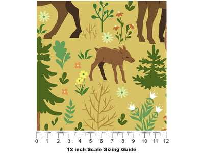Last Megafauna Animal Vinyl Film Pattern Size 12 inch Scale~Rwraps Last Megafauna Animal Sizing Chart~2