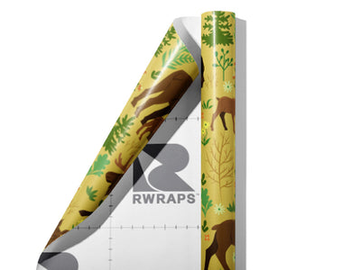 Last Megafauna Animal Wrap Film Sheets~Rwraps Series 914 Last Megafauna Animal Scrolled Sheet~3