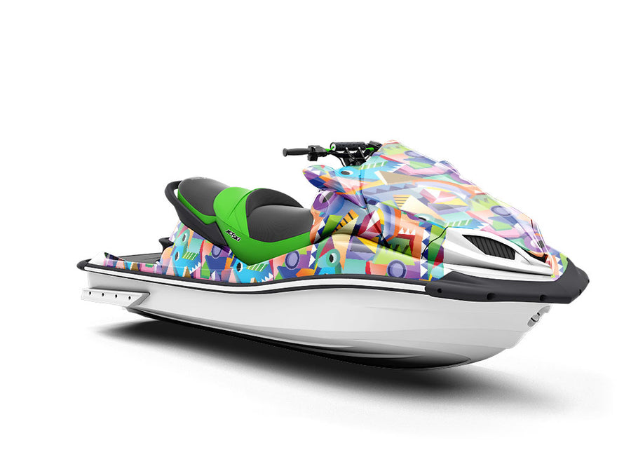Later Alligator Mosaic Jet Ski Vinyl Customized Wrap