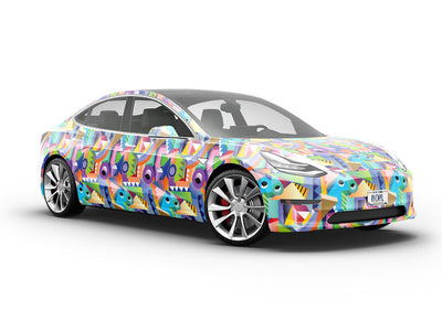 Later Alligator Mosaic Vehicle Vinyl Wrap