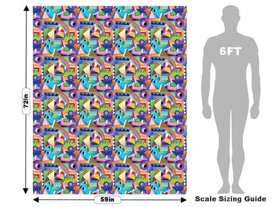 Later Alligator Mosaic Vehicle Wrap Scale~Rwraps Series 914 Later Alligator Mosaic Measurements~1