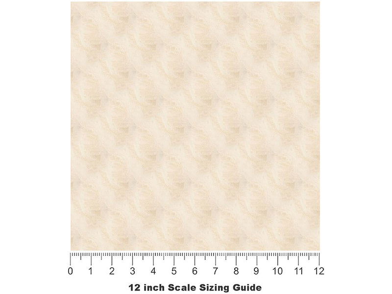 Latte  Travertine Vinyl Film Pattern Size 12 inch Scale~Rwraps Latte  Travertine Sizing Chart~2