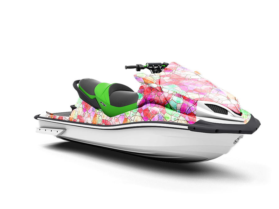 Lava Floor Mosaic Jet Ski Vinyl Customized Wrap