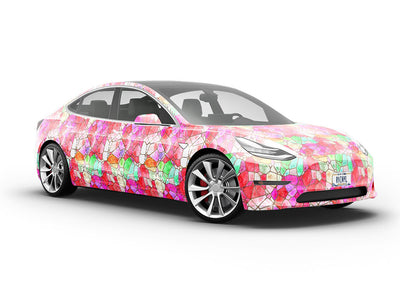 Lava Floor Mosaic Vehicle Vinyl Wrap