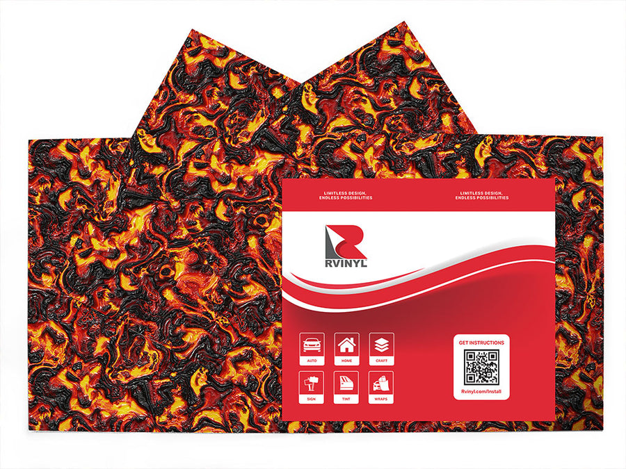 lava tube lava Craft Vinyl Sheet Pack
