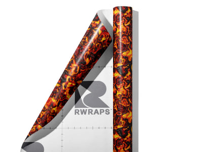 Lava Tube Lava Wrap Film Sheets~Rwraps Series 914 Lava Tube Lava Scrolled Sheet~3