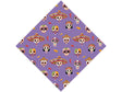 Lavender Calaveras Day of the Dead Vinyl Wrap Pattern