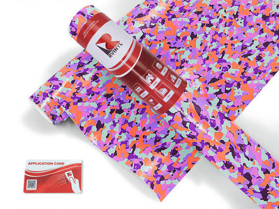 lavender erdl camouflage Craft Vinyl Roll