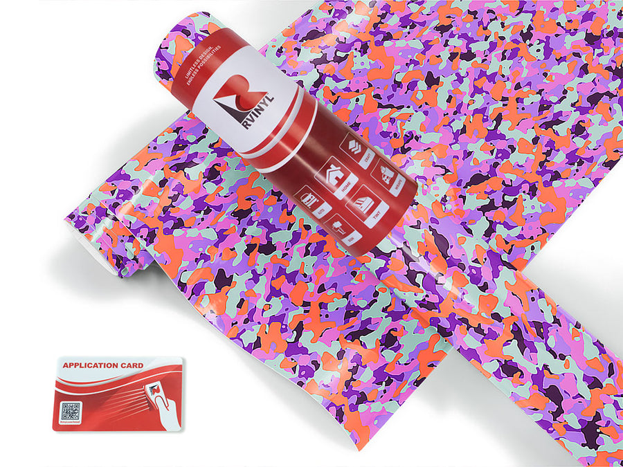 lavender erdl camouflage Craft Vinyl Roll