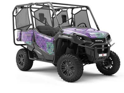 Lavender Tile Utility Vehicle Vinyl Wrap