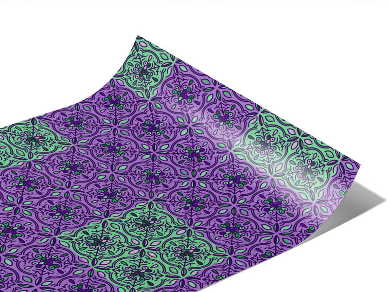 Lavender Tile Vinyl Wraps~Rwraps Series 914 Digitally Printed Vinyl Wrap~1
