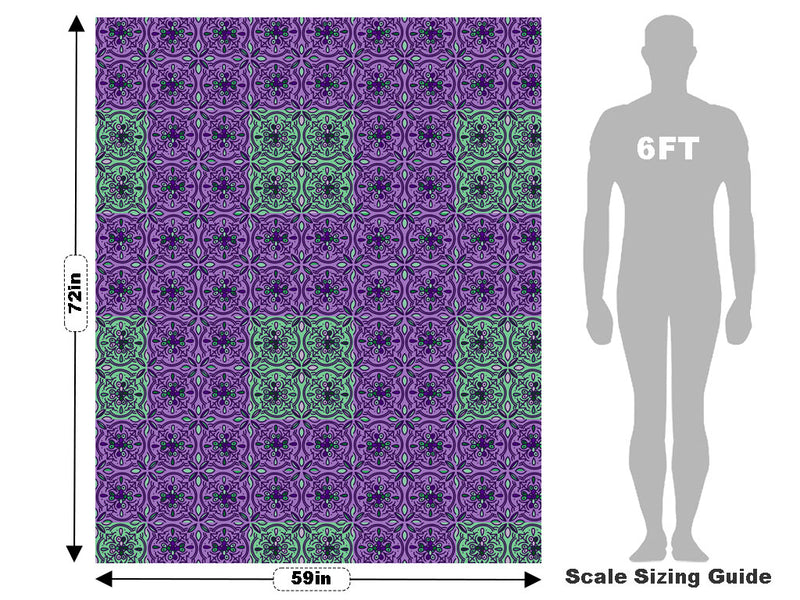 Lavender Tile Vehicle Wrap Scale~Rwraps Series 914 Lavender Tile Measurements~2