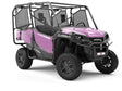 Lavender Stain Wooden Parquet Utility Vehicle Vinyl Wrap