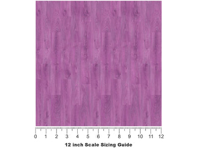 Lavender Stain Wooden Parquet Vinyl Film Pattern Size 12 inch Scale~Rwraps Lavender Stain Wooden Parquet Sizing Chart~3