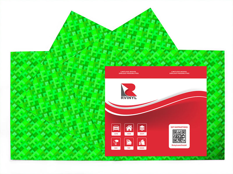 lawn mowing mosaic Craft Vinyl Sheet Pack