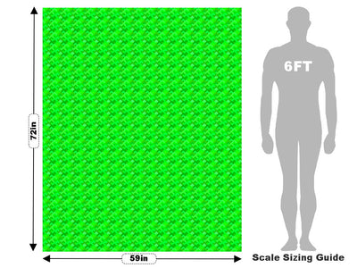 Lawn Mowing Mosaic Vehicle Wrap Scale~Rwraps Series 914 Lawn Mowing Mosaic Measurements~1