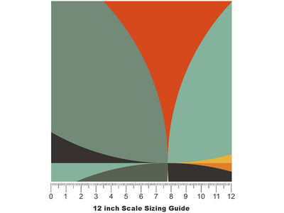 Lay It Down Retro Vinyl Film Pattern Size 12 inch Scale~Rwraps Lay It Down Retro Sizing Chart~2
