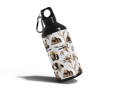 lazing about animal Water Bottle DIY Stickers