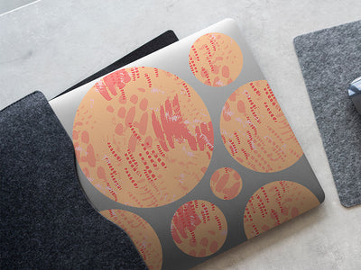 lazy afternoon abstract geometric DIY Laptop Stickers