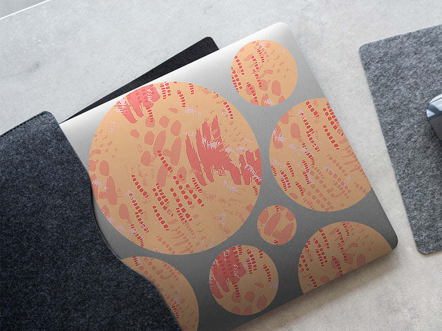 lazy afternoon abstract geometric DIY Laptop Stickers