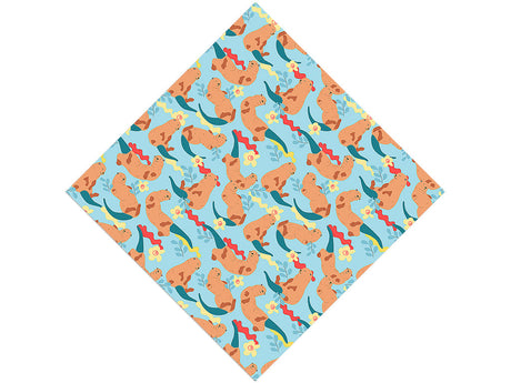 Lazy Otters Marine Life Vinyl Wrap Pattern
