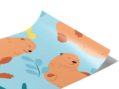 Lazy Otters Marine Life Vinyl Wraps~Rwraps Series 914 Digitally Printed Vinyl Wrap~0