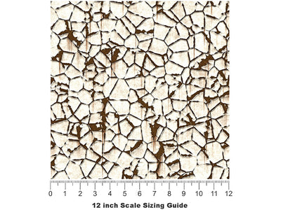 Lead Paint Rust Vinyl Film Pattern Size 12 inch Scale~Rwraps Lead Paint Rust Sizing Chart~3