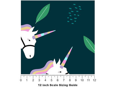 Leafy Corn Fantasy Vinyl Film Pattern Size 12 inch Scale~Rwraps Leafy Corn Fantasy Sizing Chart~2