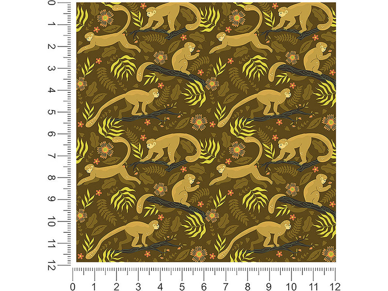 leaping lemurs animal 1ft x 1ft Craft Sheets
