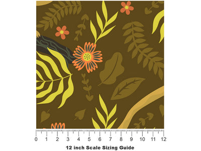 Leaping Lemurs Primate Vinyl Film Pattern Size 12 inch Scale~Rwraps Leaping Lemurs Primate Sizing Chart~2