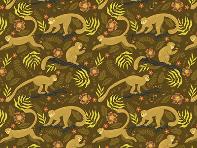Leaping Lemurs Primate Vinyl Wrap Pattern~Rwraps Series 914 Digitally Printed Vinyl Wrap~0