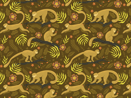 Leaping Lemurs Primate Vinyl Wrap Pattern~Rwraps Series 914 Digitally Printed Vinyl Wrap~0