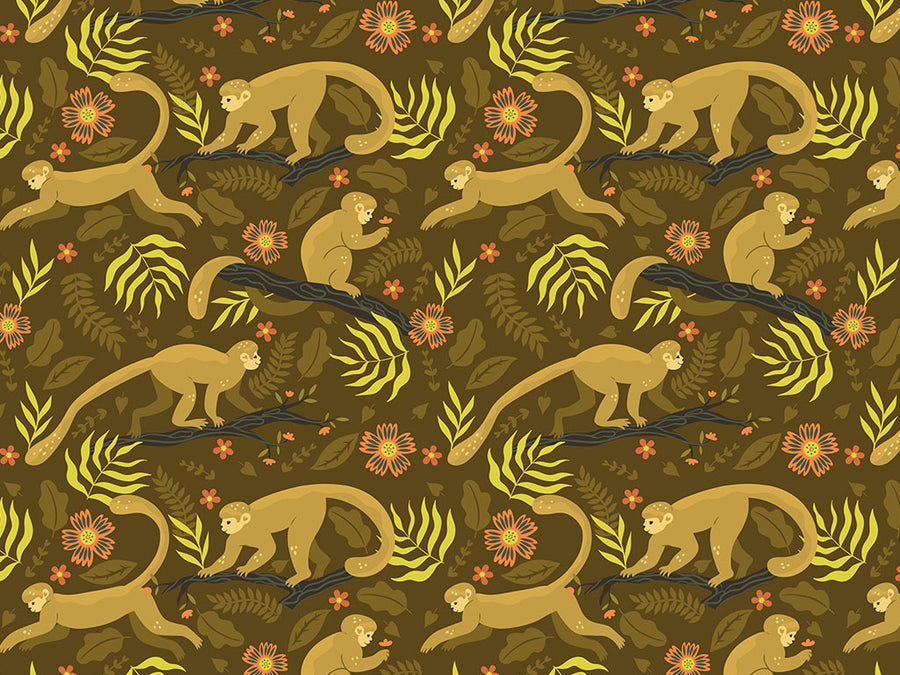 Leaping Lemurs Primate Vinyl Wrap Pattern~Rwraps Series 914 Digitally Printed Vinyl Wrap~0