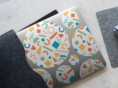 leaping mind abstract geometric DIY Laptop Stickers