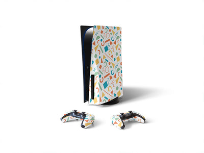 leaping mind abstract geometric Sony PS5 DIY Skin