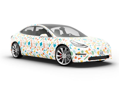 Leaping Mind Abstract Vehicle Vinyl Wrap