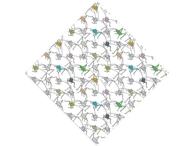Leaping Pastels Bug Vinyl Wrap Pattern