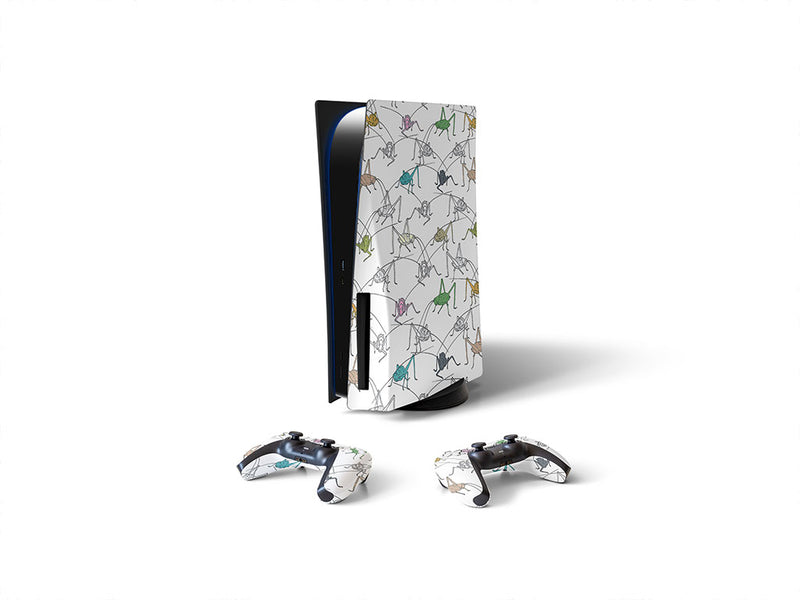 leaping pastels bug Sony PS5 DIY Skin