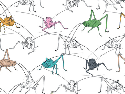 Leaping Pastels Bug Vinyl Wrap Pattern~Rwraps Series 914 Digitally Printed Vinyl Wrap~0