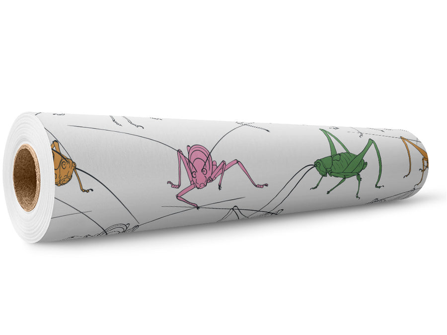 Leaping Pastels Bug Wrap Film Wholesale Roll~Rwraps Series 914 Digitally Printed Vinyl Roll~5