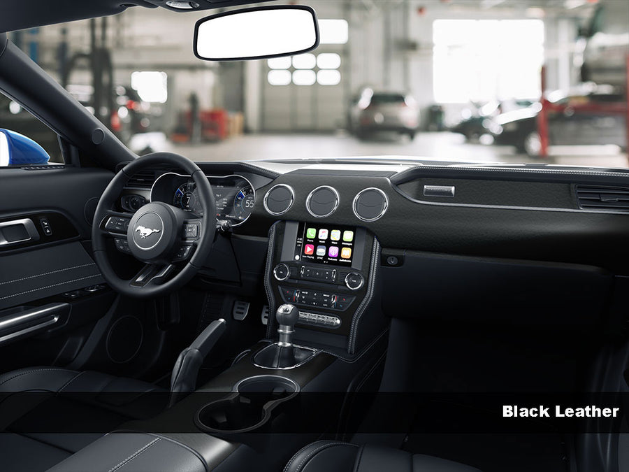 Black Leather Dash Trim Kit