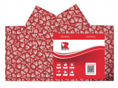 left breathless heart Craft Vinyl Sheet Pack