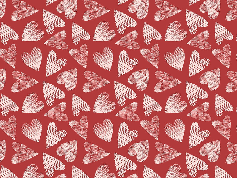 Left Breathless Heart Vinyl Wrap Pattern~Rwraps Series 914 Digitally Printed Vinyl Wrap~0