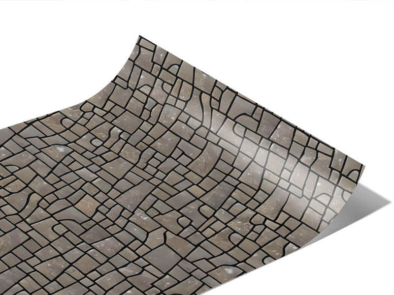 Leftover Slabs Cobblestone Vinyl Wraps~Rwraps Series 914 Digitally Printed Vinyl Wrap~1