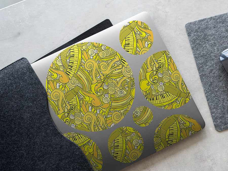 lemon chords music DIY Laptop Stickers