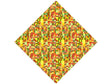 Lemon Curry Mosaic Vinyl Wrap Pattern