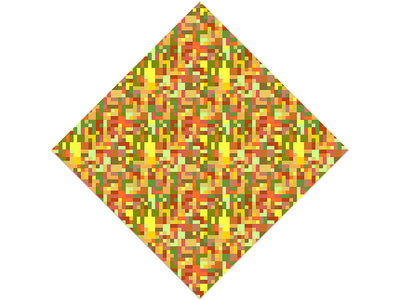 Lemon Curry Mosaic Vinyl Wrap Pattern