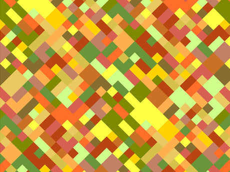 Lemon Curry Mosaic Vinyl Wrap Pattern~Rwraps Series 914 Digitally Printed Vinyl Wrap~0